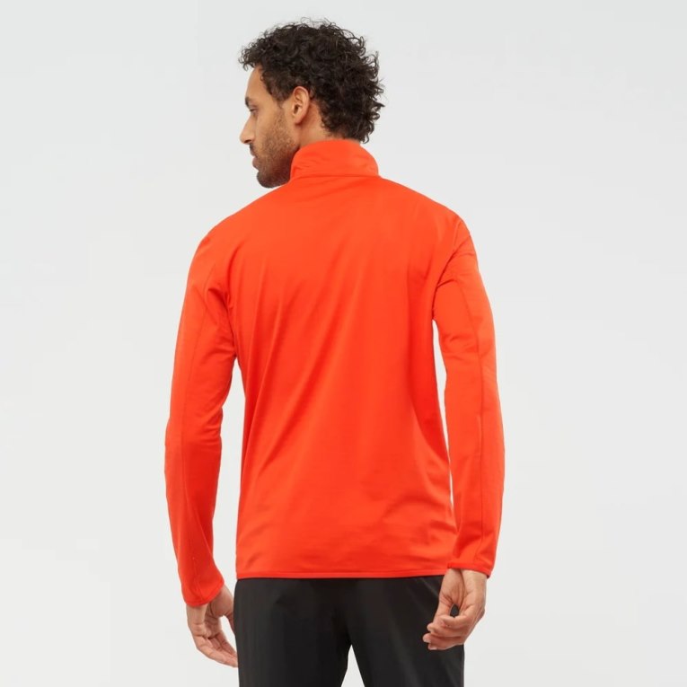 Casaco Salomon Essential Lightwarm Full Zip Masculino Laranja | PT J47638